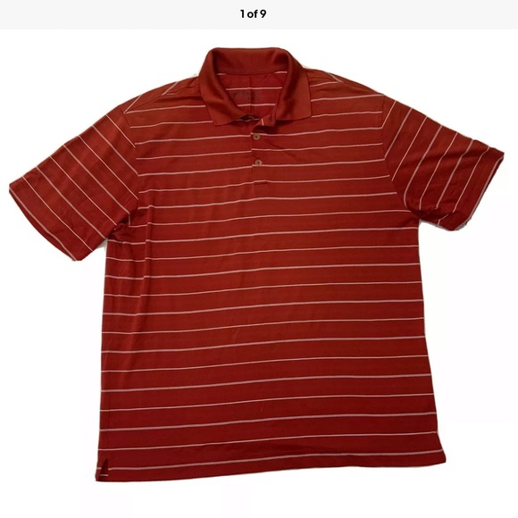 Nike Dri-Fit Golf Short Sleeve Polo Size Large - Picture 1 of 9